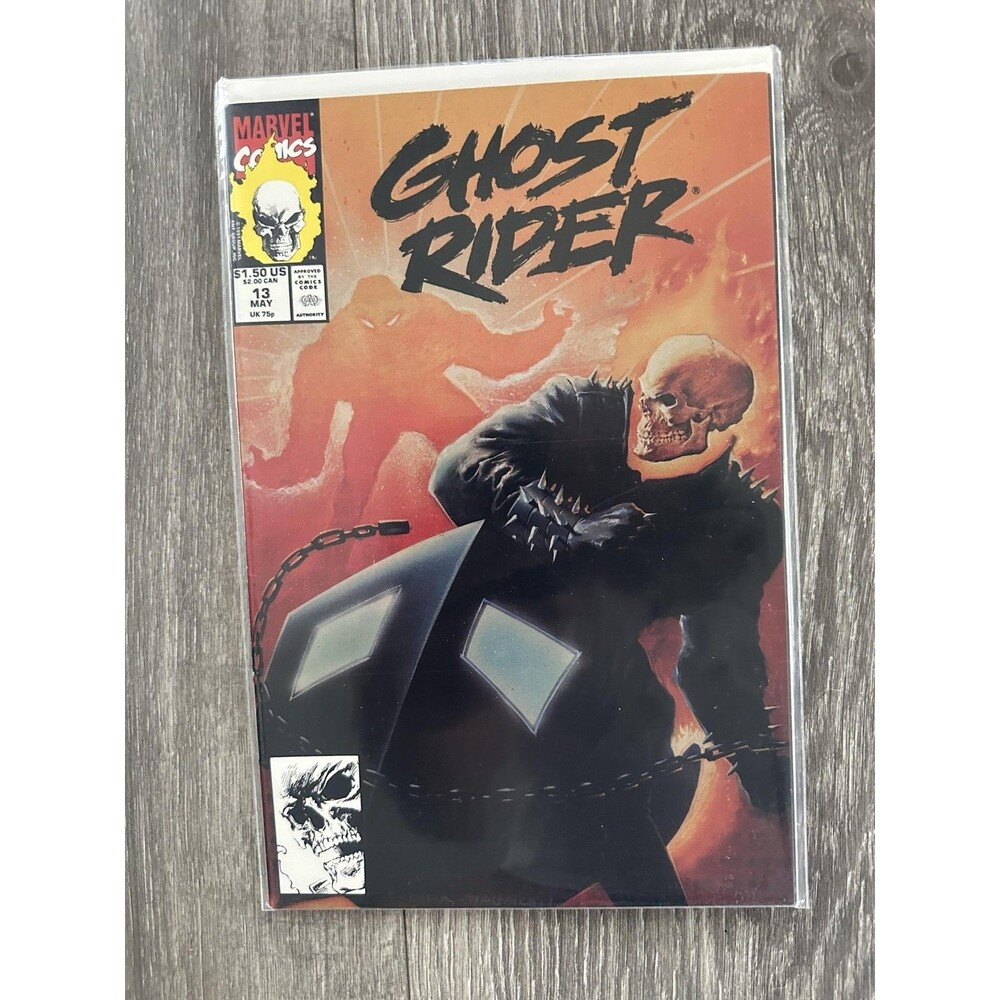 Marvel Ghost Rider #13 Single Issue Comic May Color US Comics Vintage $1.50 US
